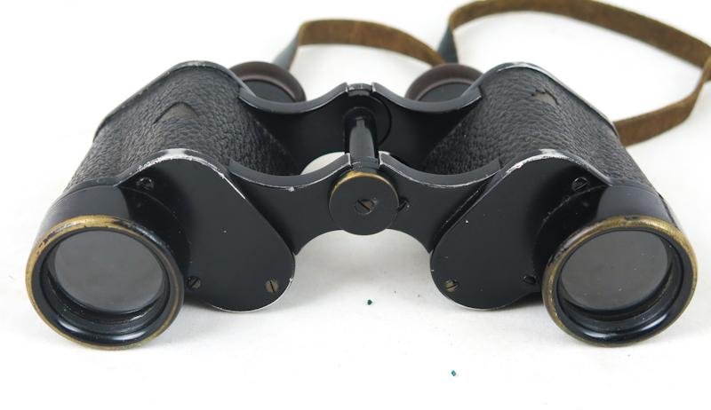 WW2 German Wehrmacht/Waffen-SS 6x30 field binoculars - Busch Rathenow — image 9