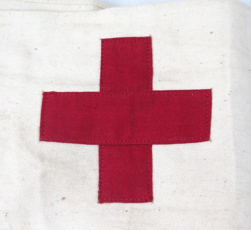 WW2 Finnish medics red cross arm band — image 4