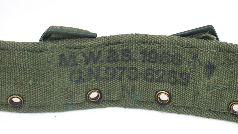 Post-war British P44 jungle green belt - 1966 — image 3