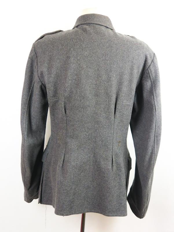 WW2 Finnish army signal staff-sergeant M/36 field jacket - 11.division signal unit patch — image 3