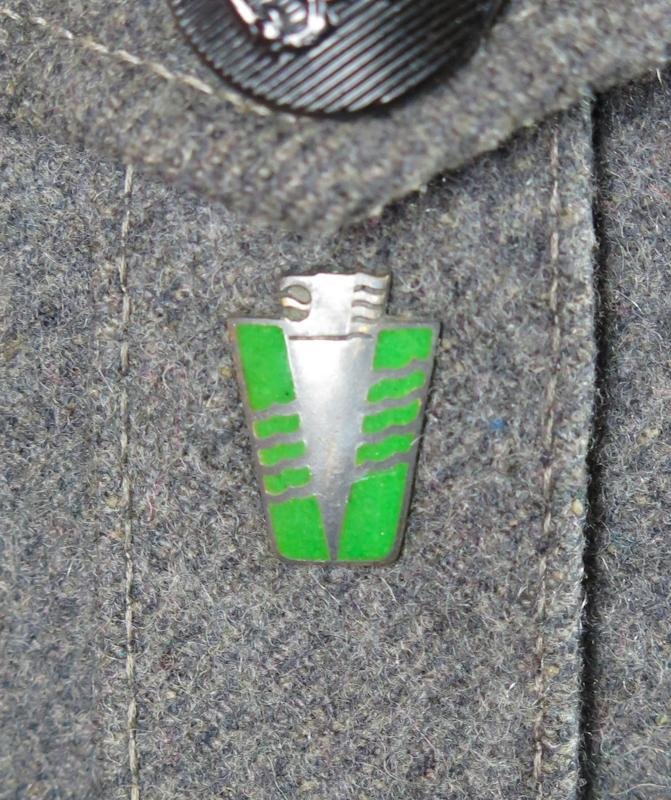 WW2 Finnish army signal staff-sergeant M/36 field jacket - 11.division signal unit patch — image 5