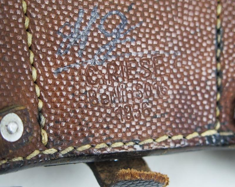 WW2 German Wehrmacht Kar98 rifle ammo pouch - 1936 — image 7