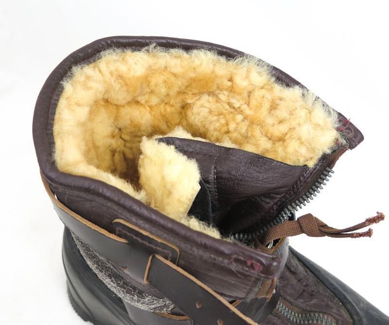 Post-war US air force A-1 flight boots — image 10