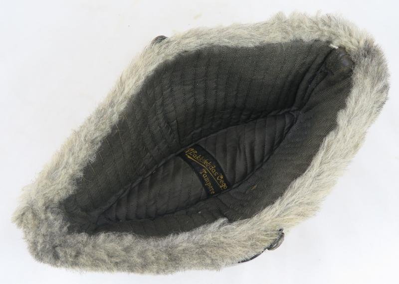 WW2 Finnish army officers M/1922 fur cap - Cavalry/Artillery — image 7