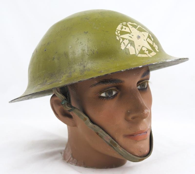 WW2 Soviet Civil defense M38 helmet - Osoviakhim — image 2