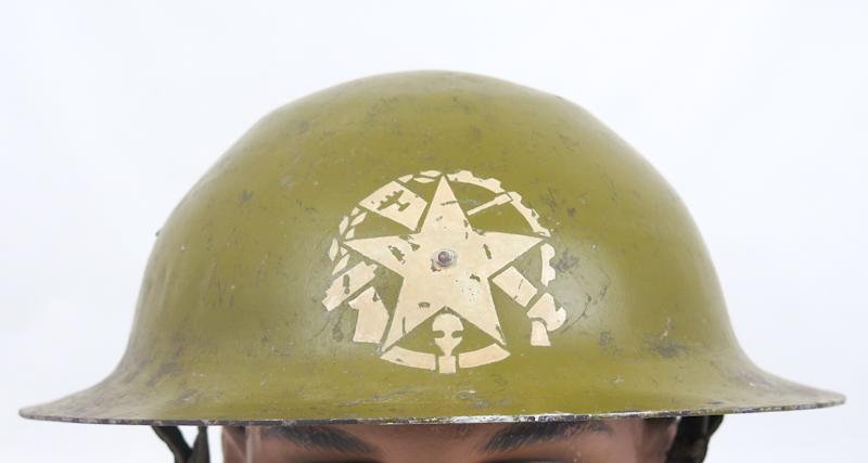 WW2 Soviet Civil defense M38 helmet - Osoviakhim — image 5