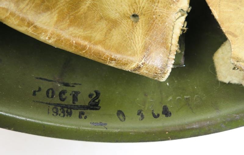 WW2 Soviet Ssh39 Steel helmet - 1939 — image 8