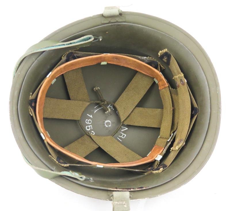 Cold war French M51 OTAN steel helmet - 1952/53 — image 7