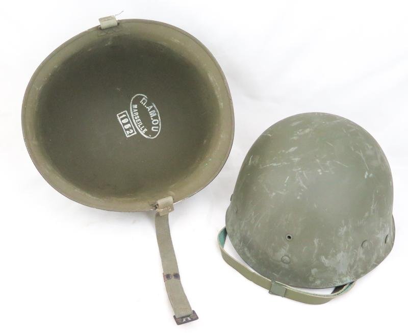 Cold war French M51 OTAN steel helmet - 1952/53 — image 8