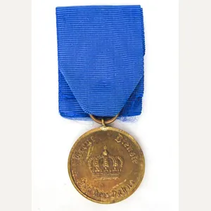 WW1 German Prussian 12 years military service medal