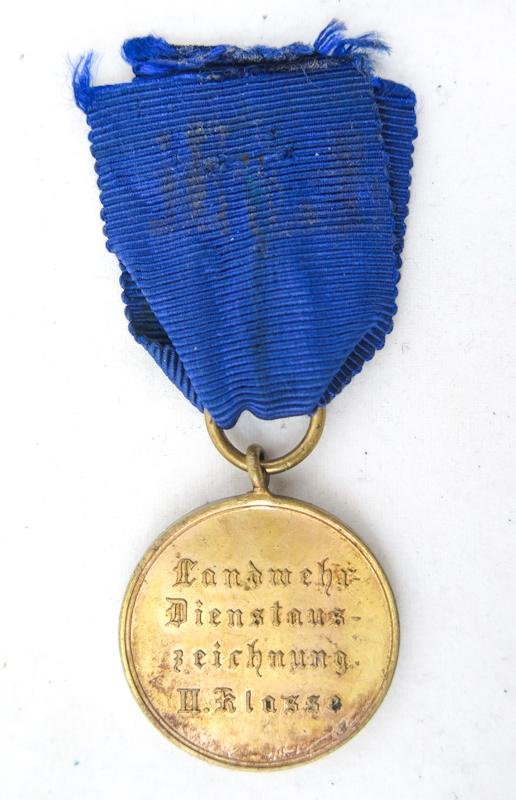 WW1 German Prussian Landwehr service medal 2nd class — image 2