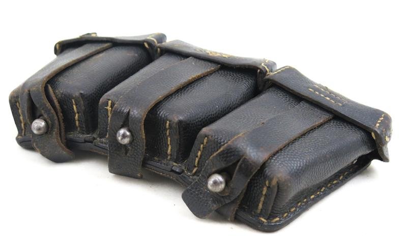 WW2 German Wehrmacht/Waffen-SS Kar98k ammo pouch - mid war — image 3