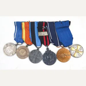 Finnish 6 awards bar - three war veteran