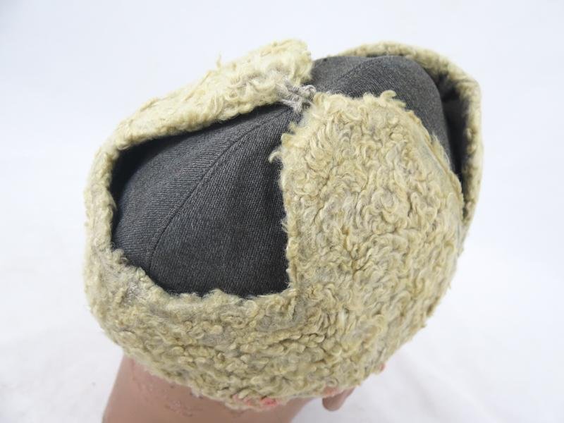 WW2 Finnish army M39 fur cap - Kulo 1944 — image 4