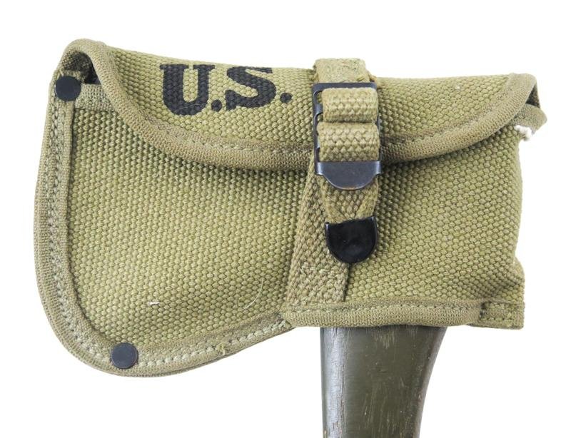 WW2 US army M1910 field axe with carrier — image 4