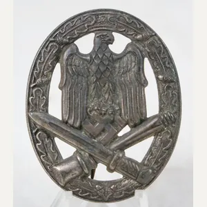 WW2 German Wehrmacht/Waffen-SS General assault badge - Wilhelm Hobacher