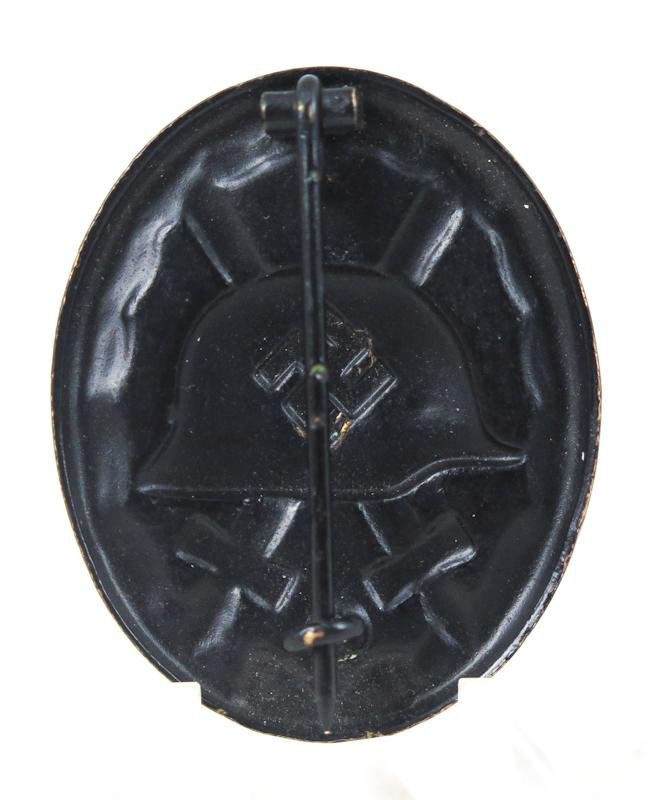 WW2 German Wehmacht/Waffen-SS Wound badge black - Hugo Lang — image 2