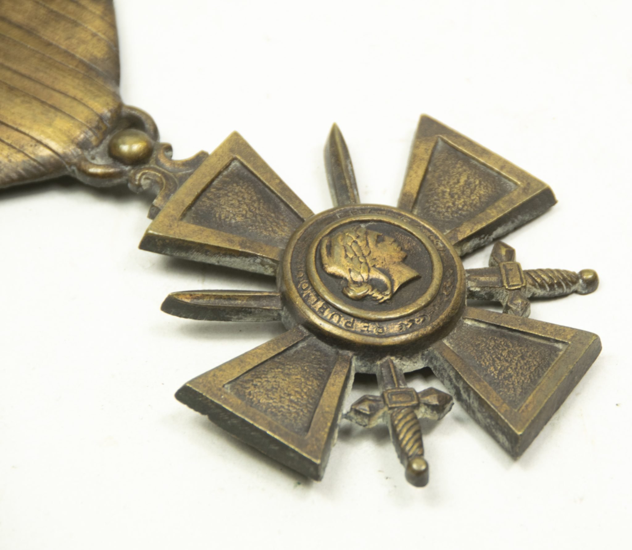 (France) Croix de Guerre des Operations Extérieurs (Large plaque cross 20 centimeters) – rare — image 4