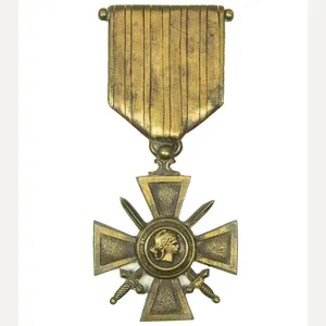 (France) Croix de Guerre des Operations Extérieurs (Large plaque cross …