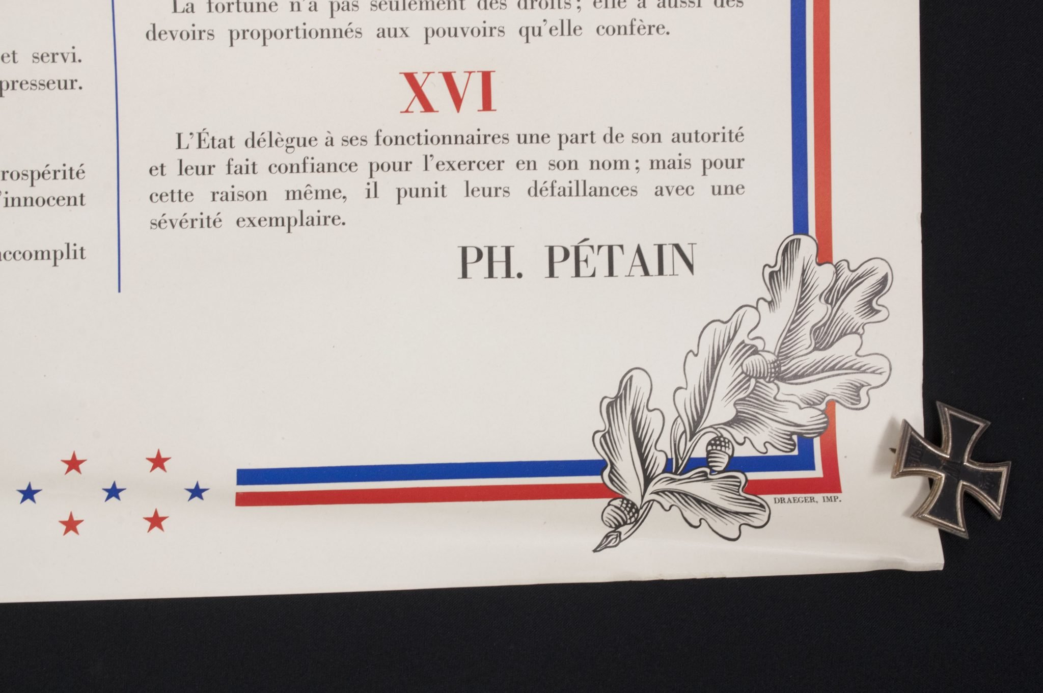 Vichy France poster + Marechal Petain book: 'Principes de la Communauté' — image 14