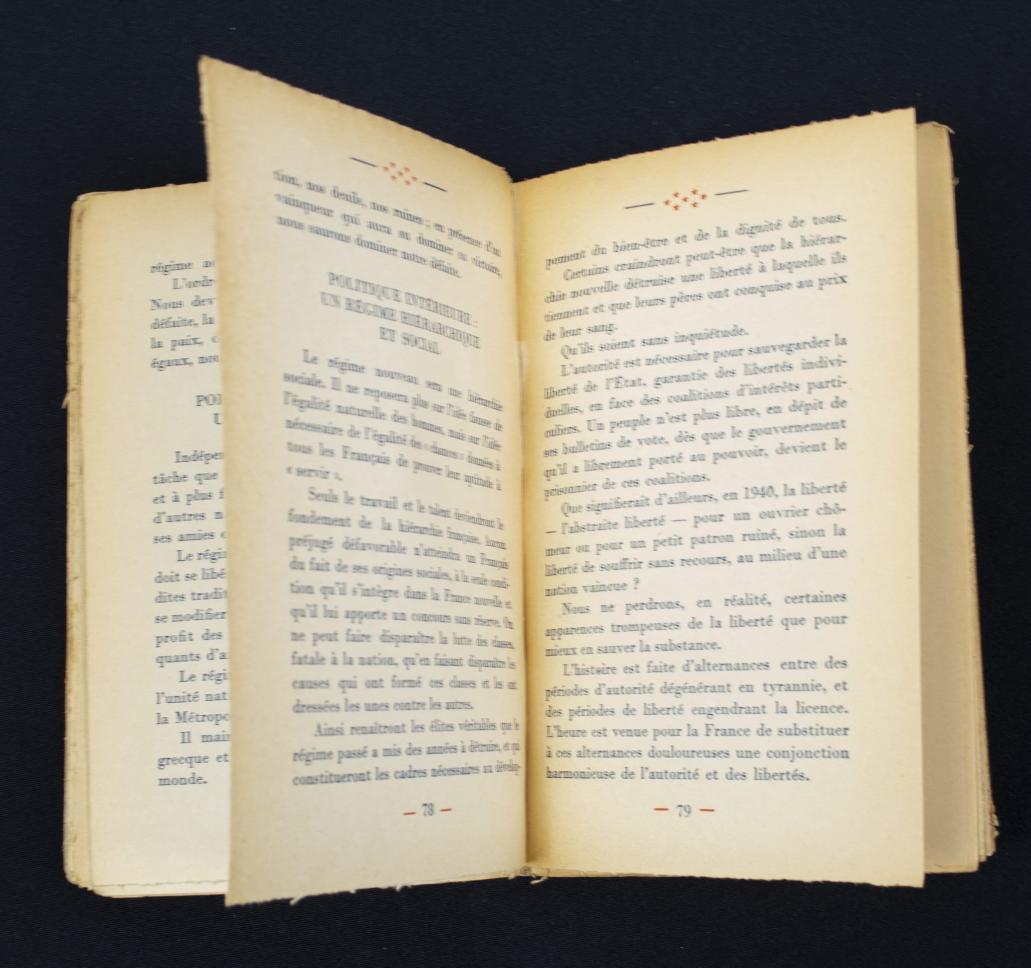 Vichy France poster + Marechal Petain book: 'Principes de la Communauté' — image 21