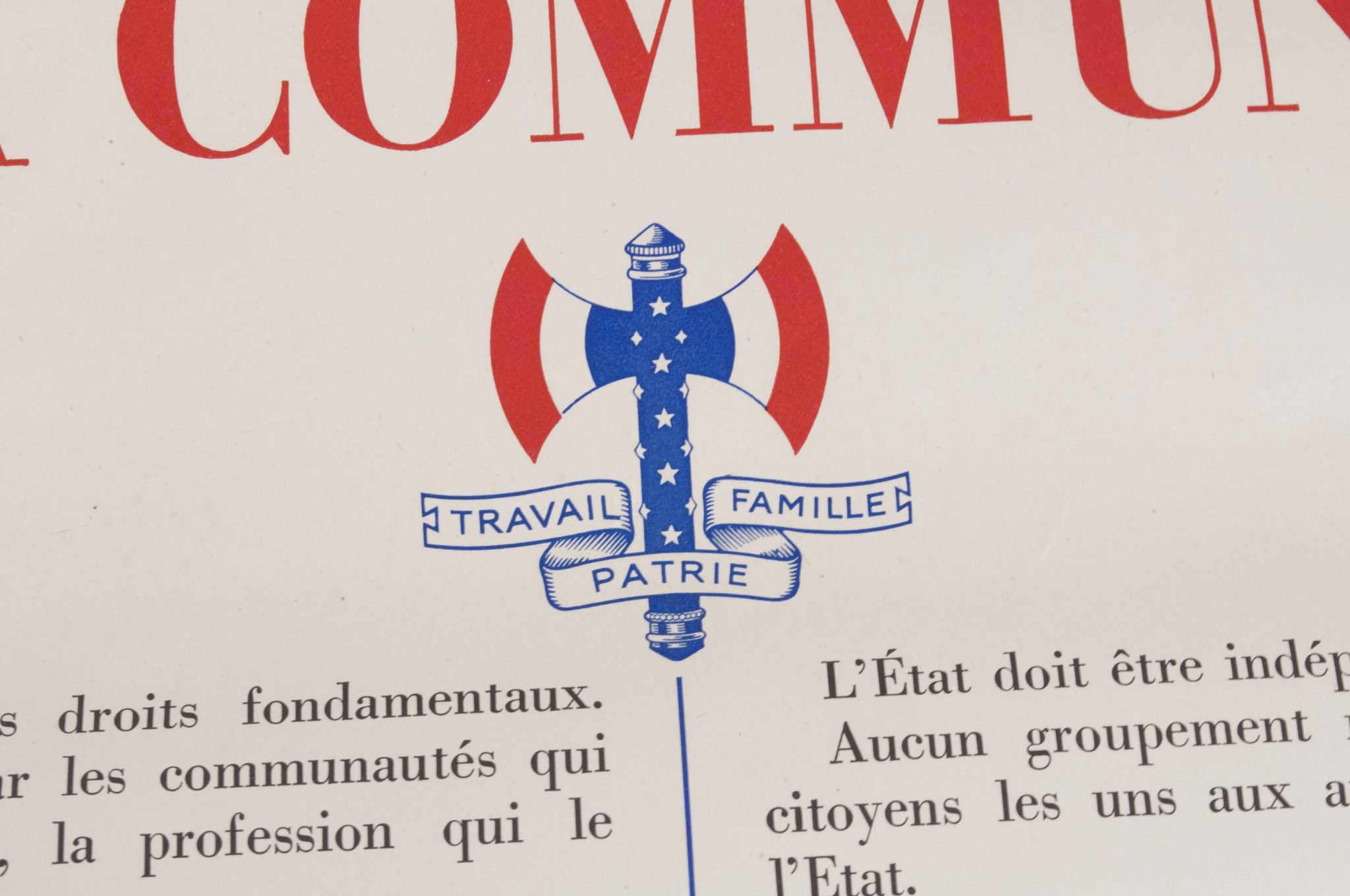 Vichy France poster + Marechal Petain book: 'Principes de la Communauté' — image 6