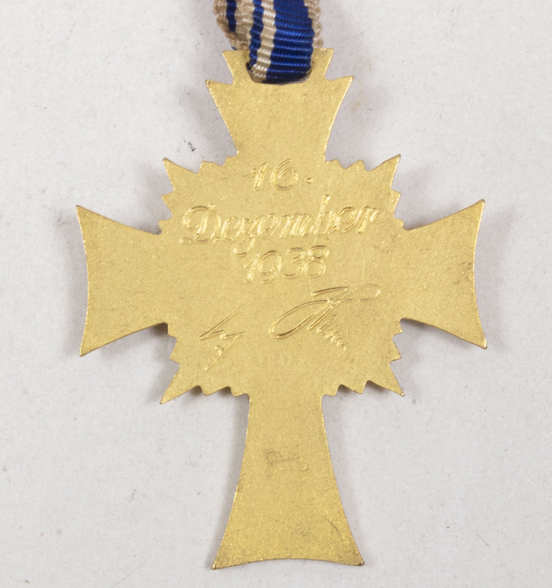 Mutterkreuz gold + etui (Maker Franz reischauer Oberstein) — image 12