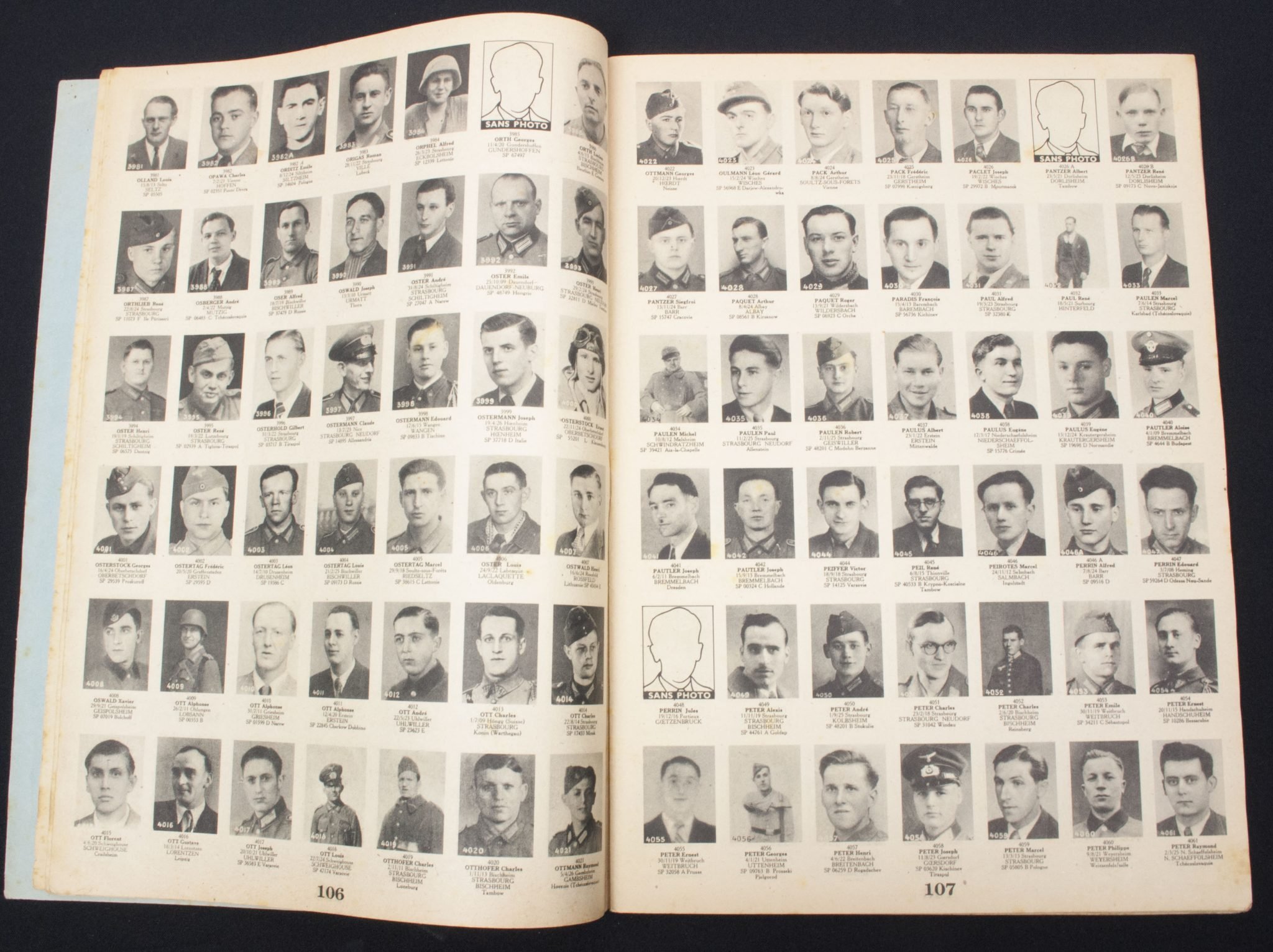 Recueil Photographique des Disparus du Bas-Rhin Victimes de la Constcription Allemande de 1942 a 1945. Fascicule 1 + 2 — image 17