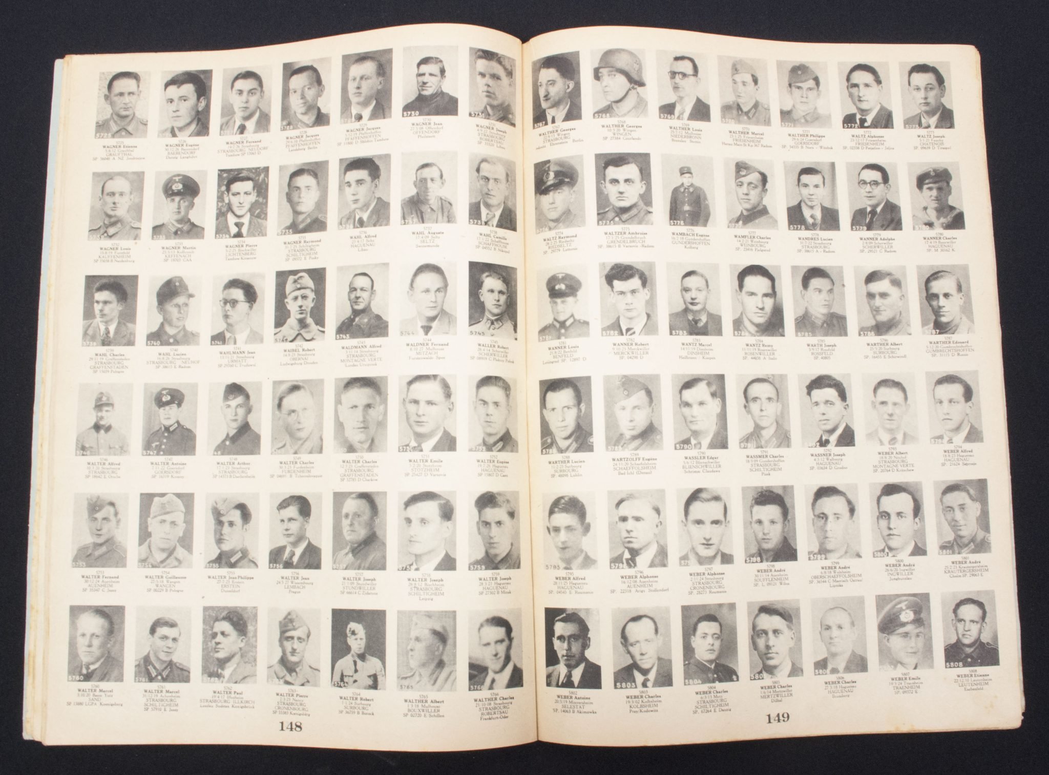 Recueil Photographique des Disparus du Bas-Rhin Victimes de la Constcription Allemande de 1942 a 1945. Fascicule 1 + 2 — image 18