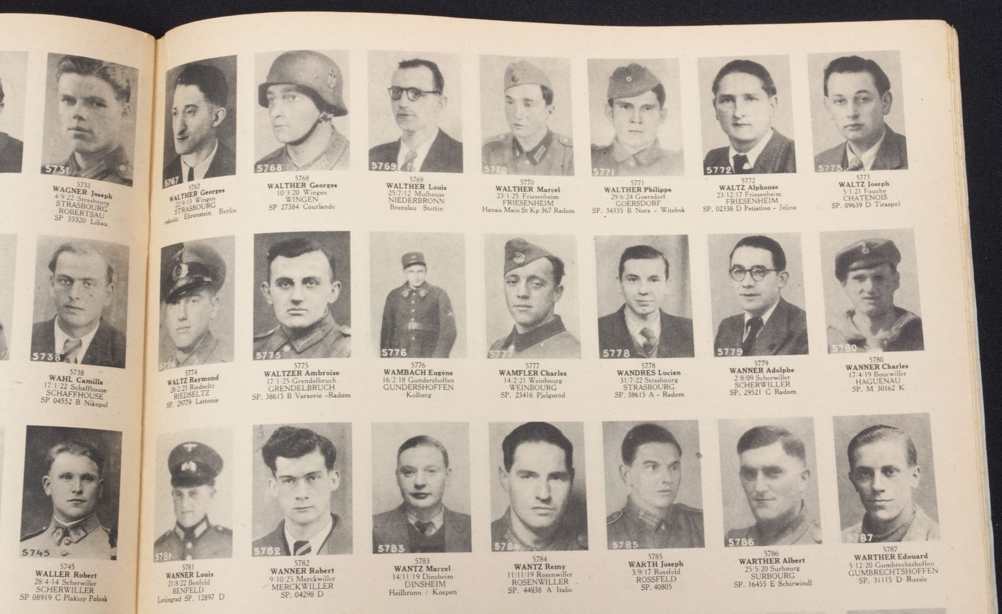 Recueil Photographique des Disparus du Bas-Rhin Victimes de la Constcription Allemande de 1942 a 1945. Fascicule 1 + 2 — image 19