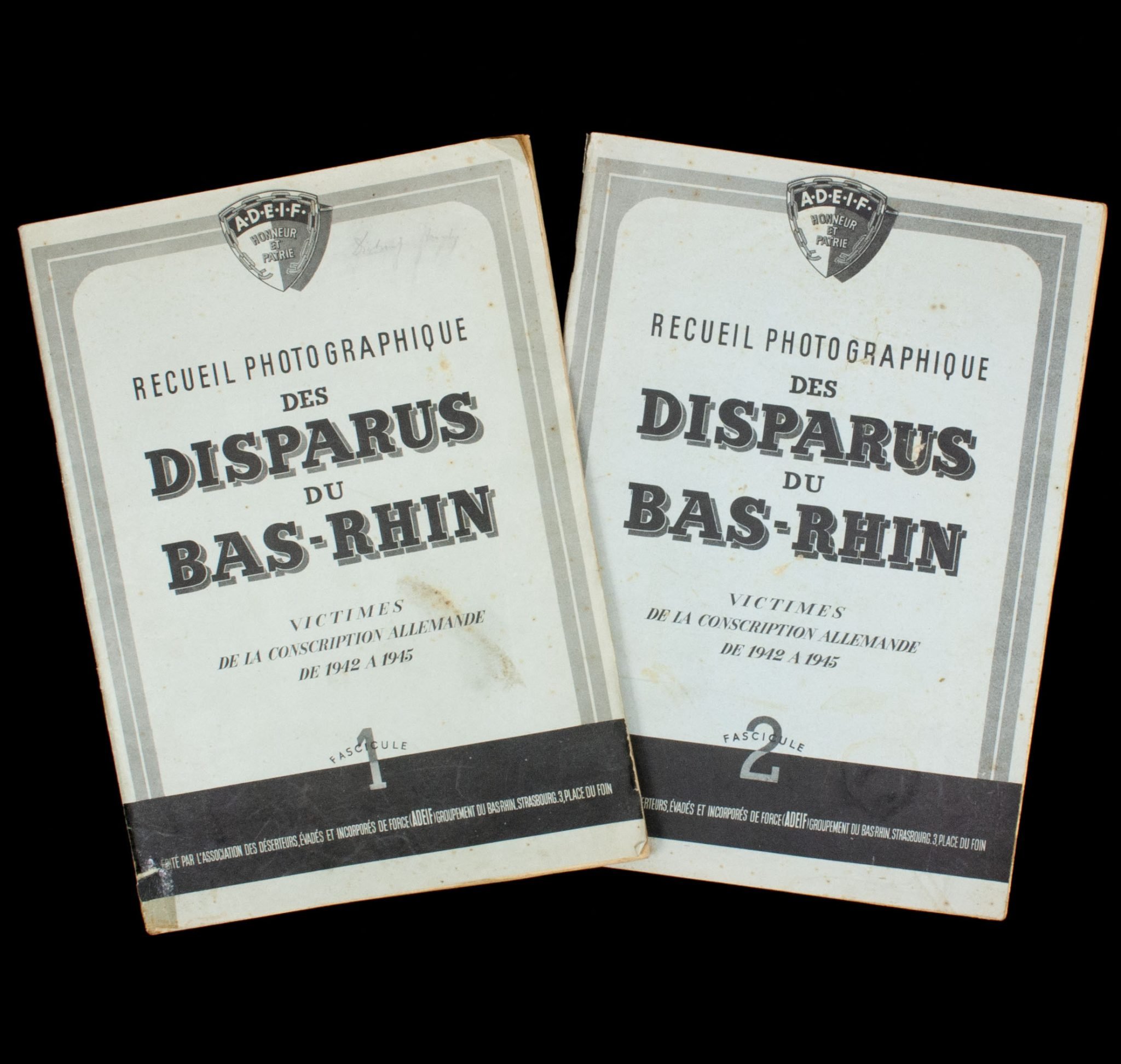 Recueil Photographique des Disparus du Bas-Rhin Victimes de la Constcription Allemande de 1942 a 1945. Fascicule 1 + 2 — image 2