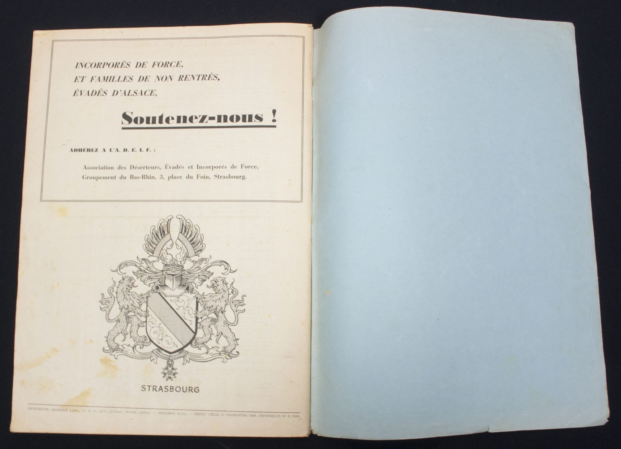 Recueil Photographique des Disparus du Bas-Rhin Victimes de la Constcription Allemande de 1942 a 1945. Fascicule 1 + 2 — image 22
