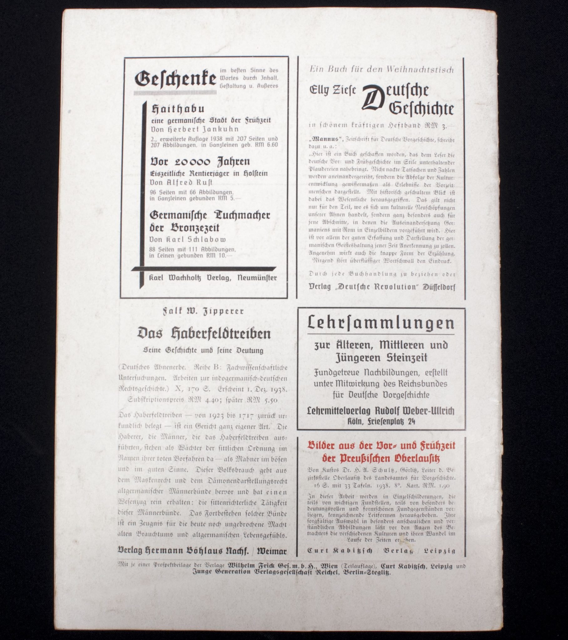 (Magazine) Germanen-Erbe – Monatshefte für deutsche Vorgeschichte 3. Jahrgang heft 11 november 1938 — image 7