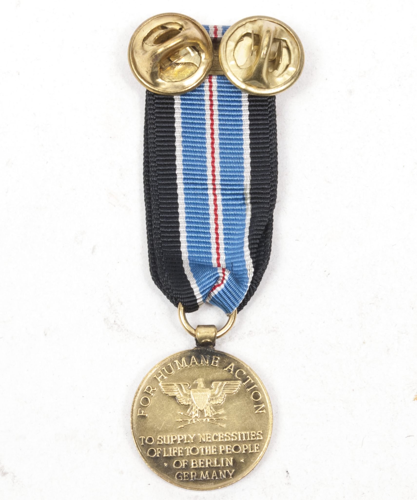 (USA) Miniature For Humane Action VBerlin Airlift medal — image 2