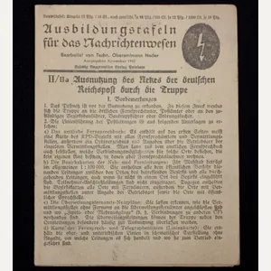 Ausbildungstafeln für das Nachrichtenwesen (1942)