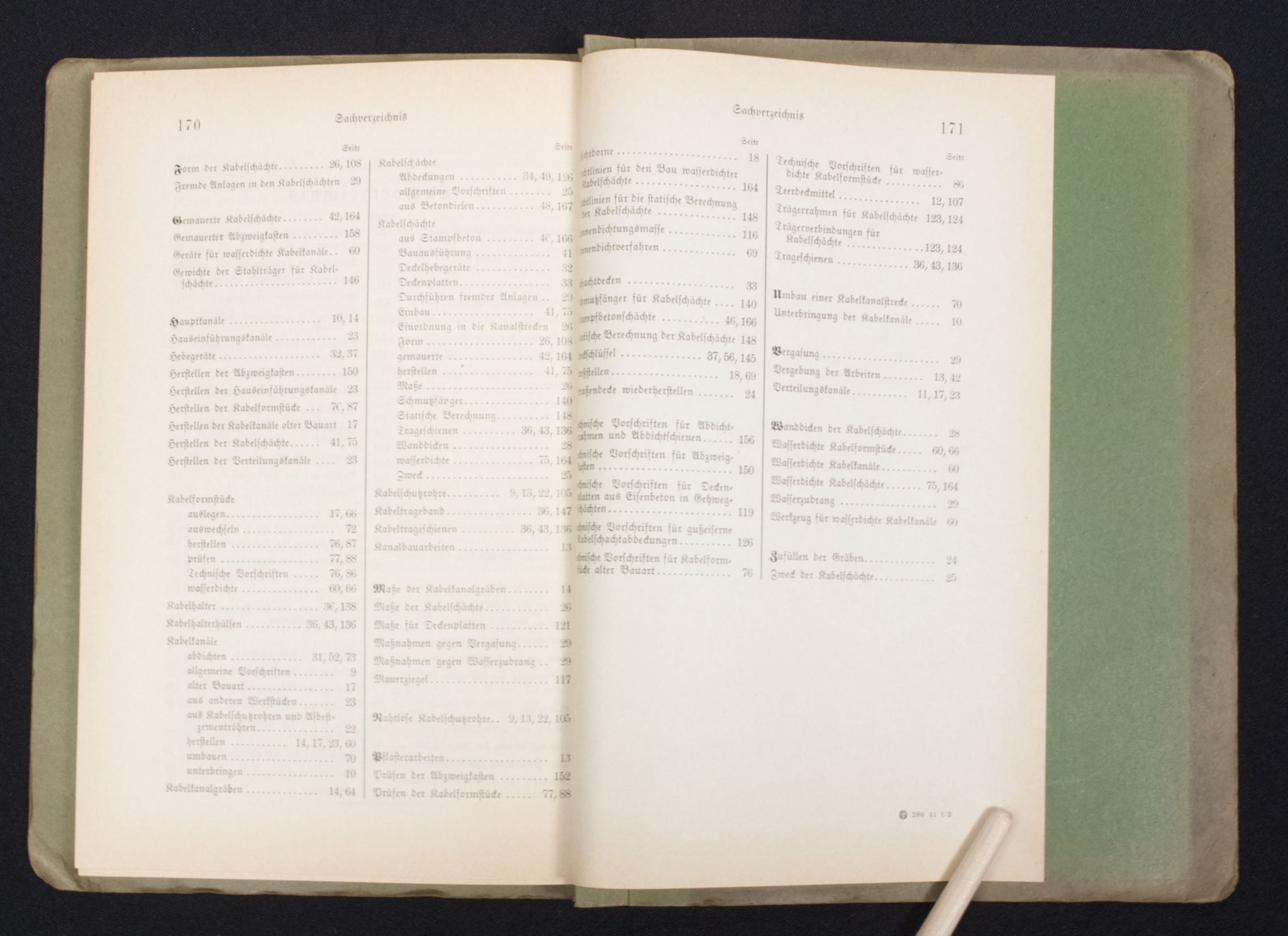 (Book) Telegraphenbauordnung der Deutschen Reichspost – Teil 10 Kabelkanäle Kabelschächte (1941) — image 10