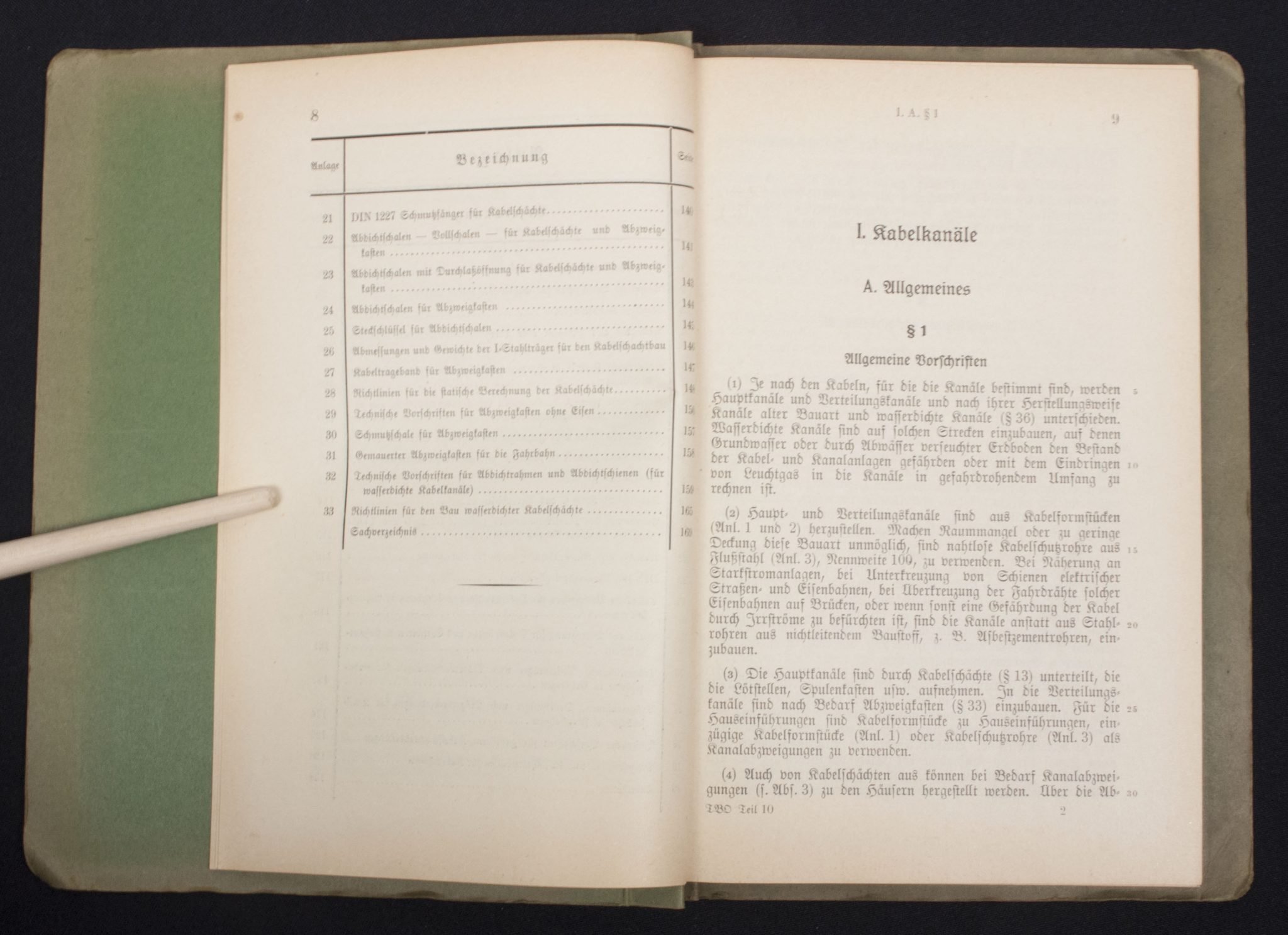(Book) Telegraphenbauordnung der Deutschen Reichspost – Teil 10 Kabelkanäle Kabelschächte (1941) — image 5