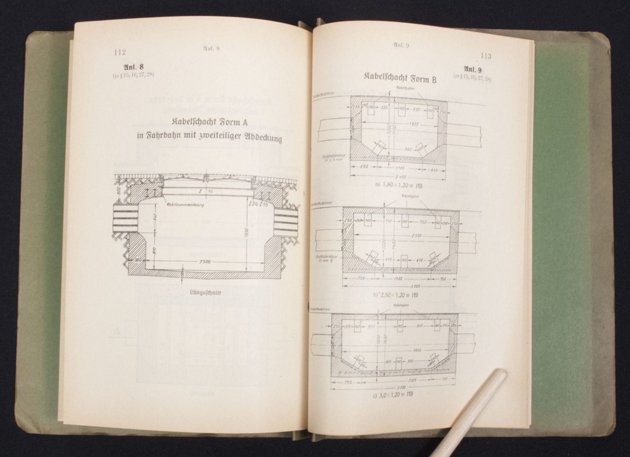 (Book) Telegraphenbauordnung der Deutschen Reichspost – Teil 10 Kabelkanäle Kabelschächte (1941) — image 9
