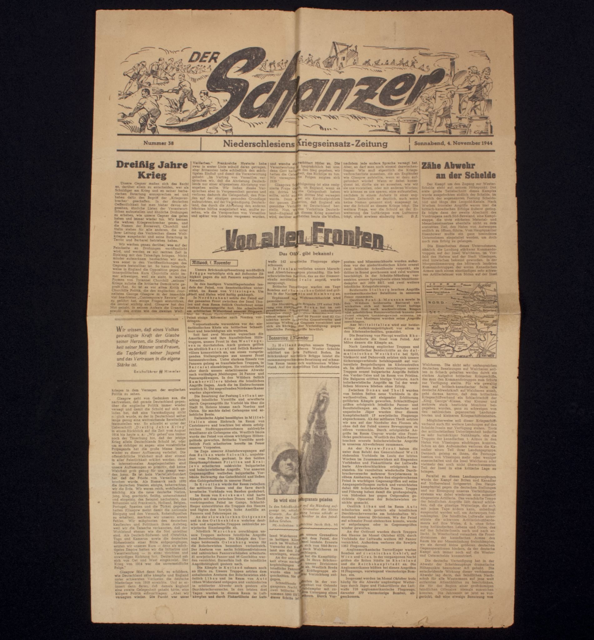 (Newspaper) Der Schanzer -Niederschlesiens Kriegseinsatz-Zeitung (1944) — image 2