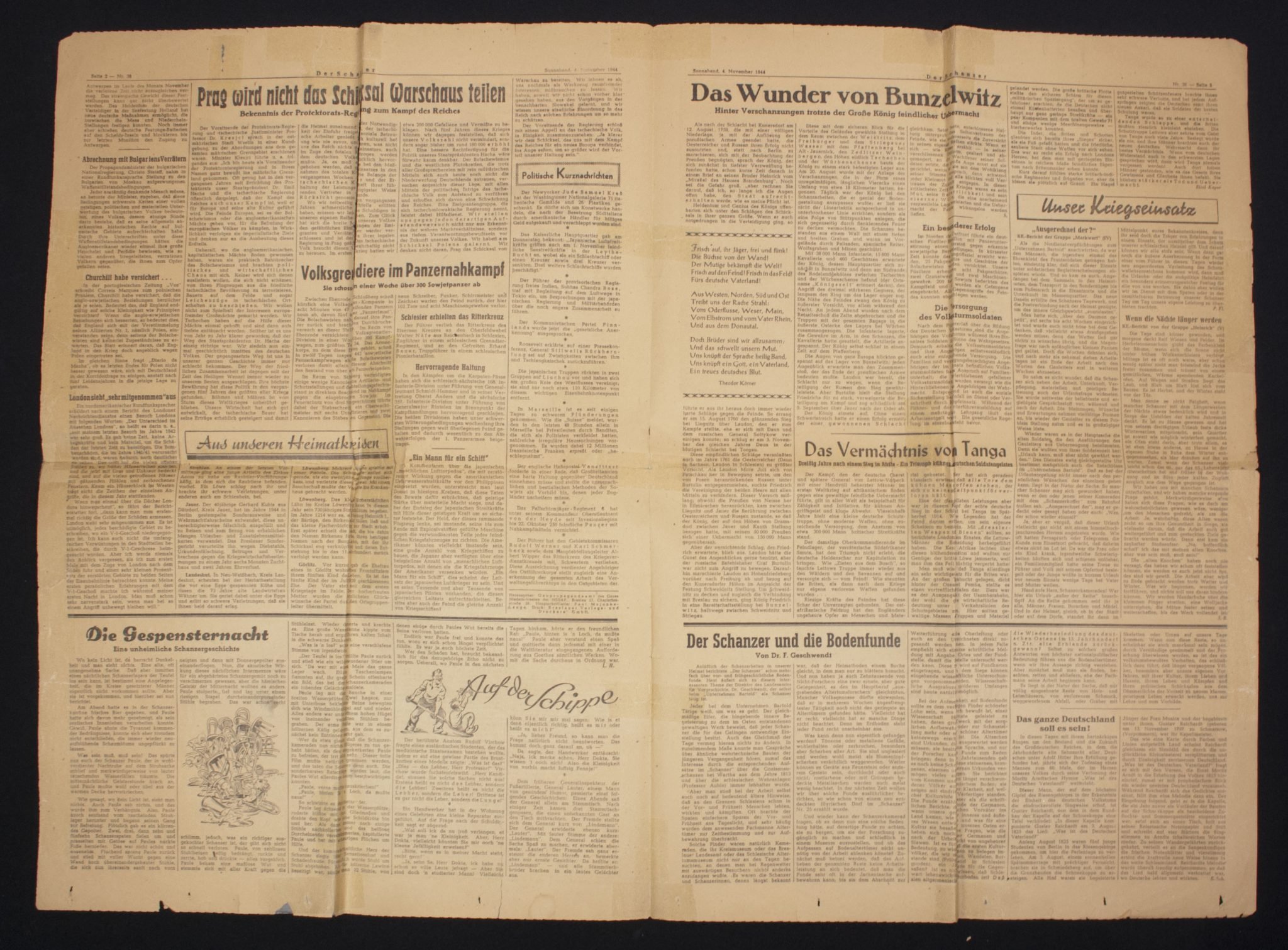 (Newspaper) Der Schanzer -Niederschlesiens Kriegseinsatz-Zeitung (1944) — image 3