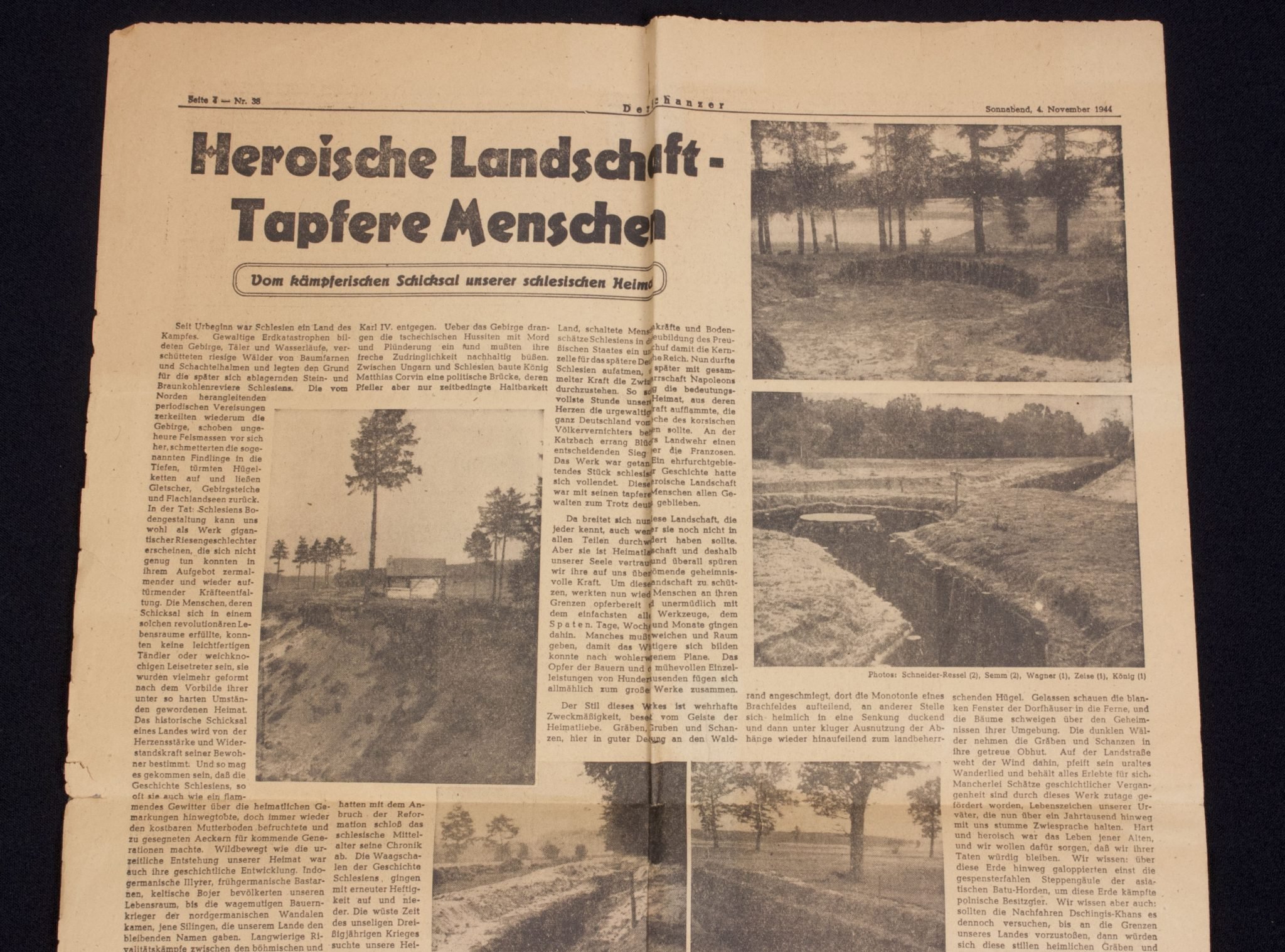 (Newspaper) Der Schanzer -Niederschlesiens Kriegseinsatz-Zeitung (1944) — image 5