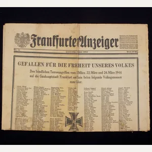 (Newspaper) Frankfurter Anzeiger 2 April 1944