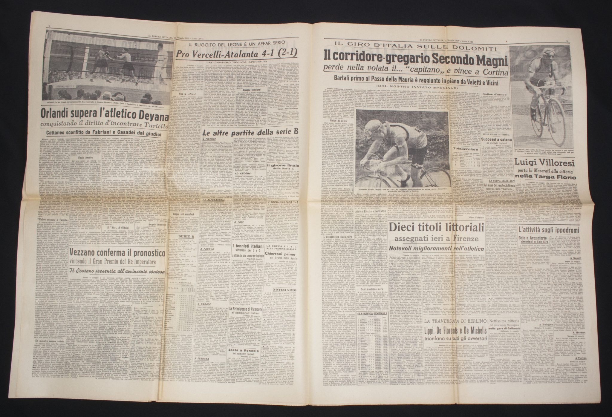 (Newspaper) Italy fascism: Il Popolo d'Italia 'Il Duce al Mondo' — image 8