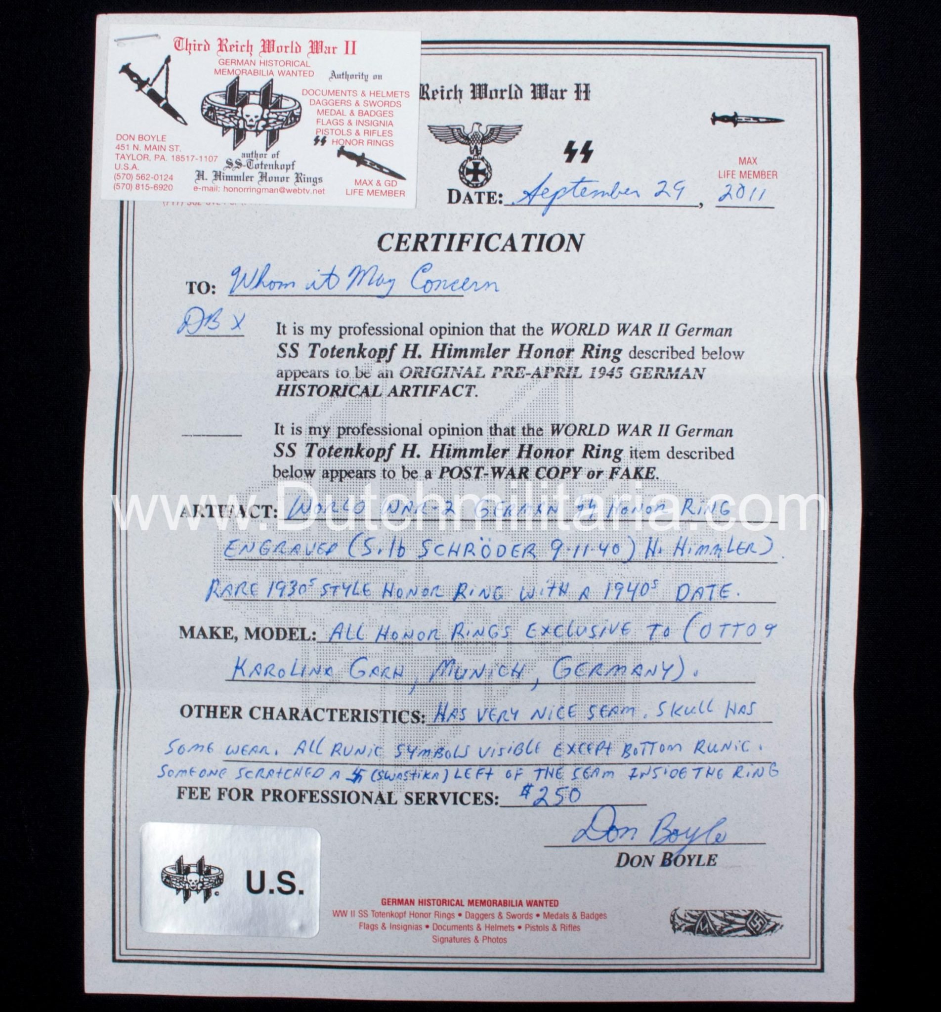 SS Totenkopfring / Ehrenring – rare — image 40