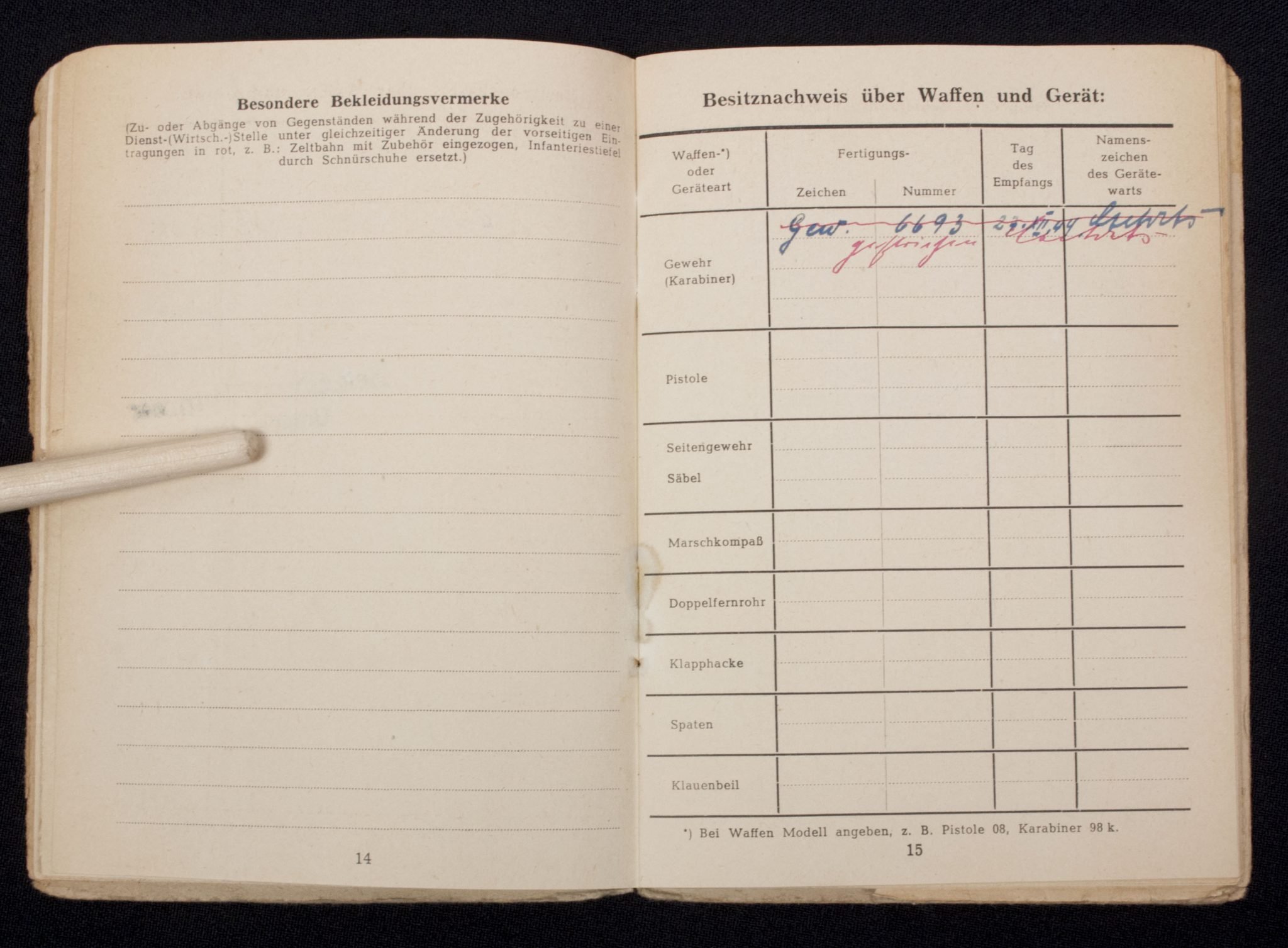 Soldbuch Schutzpolizei Verwaltung Hamburg (denazified SS 1945) — image 13