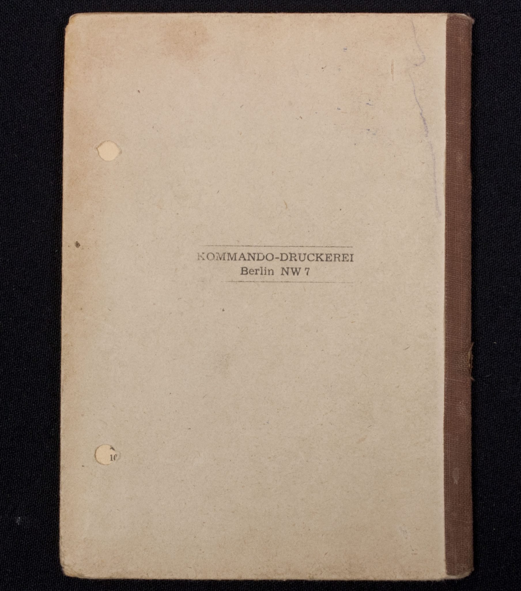 Soldbuch Schutzpolizei Verwaltung Hamburg (denazified SS 1945) — image 17