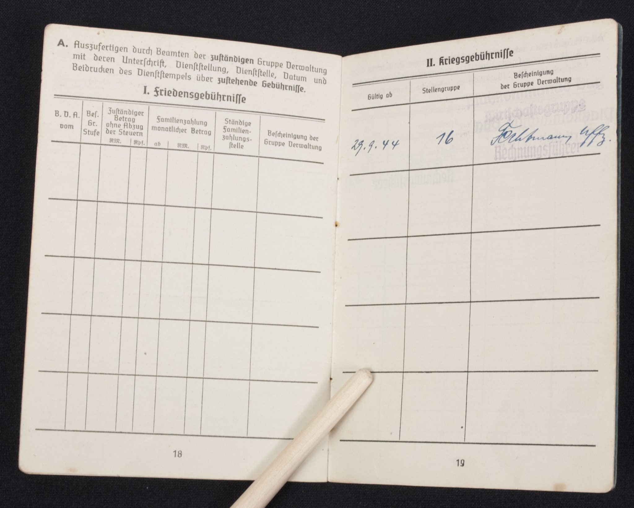 Luftwaffe (LW) Soldbuch Seefliegerhorst Bug auf Rügen — image 15