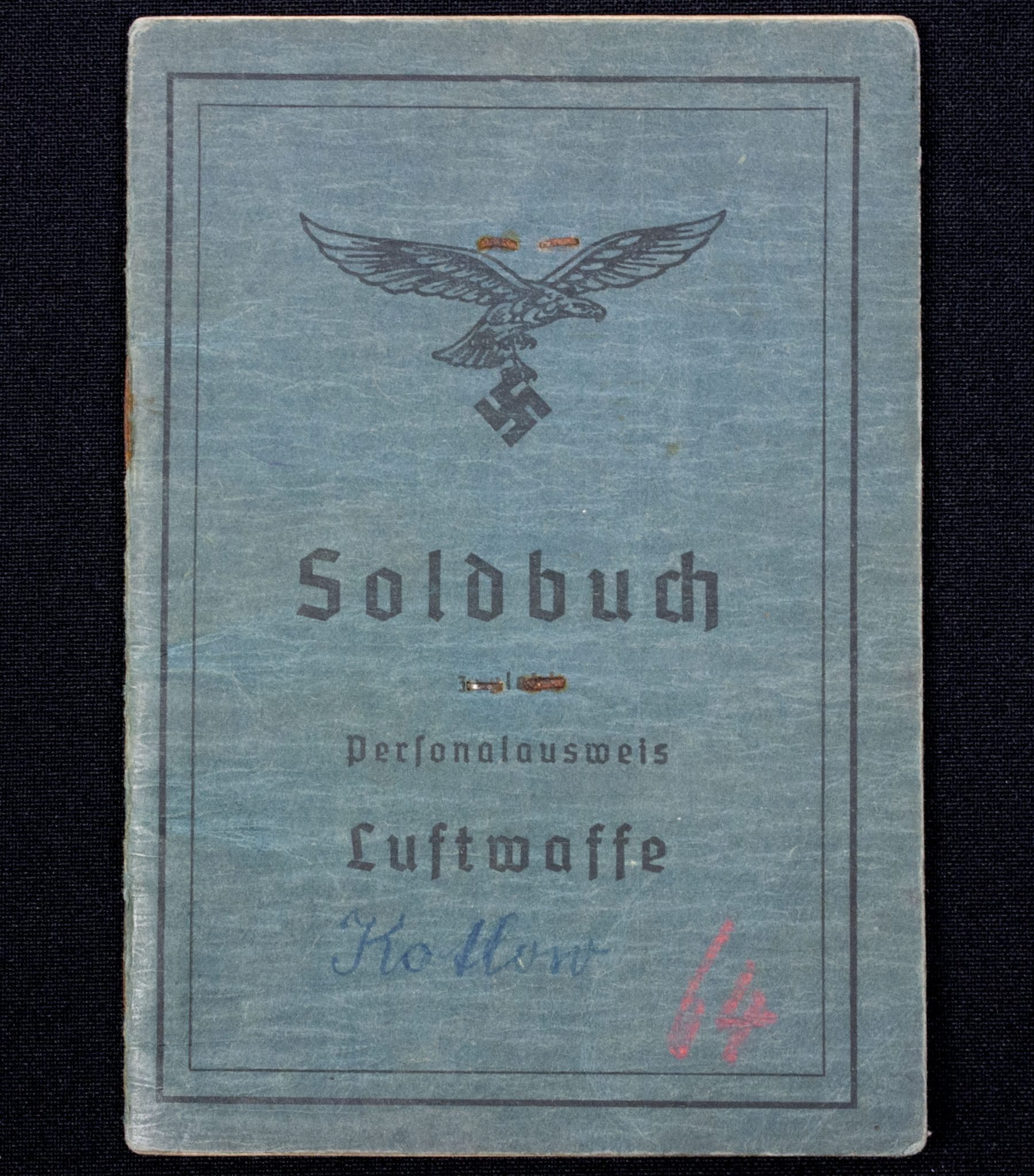 Luftwaffe (LW) Soldbuch Seefliegerhorst Bug auf Rügen — image 2