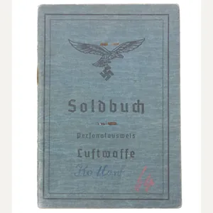 Luftwaffe (LW) Soldbuch Seefliegerhorst Bug auf Rügen