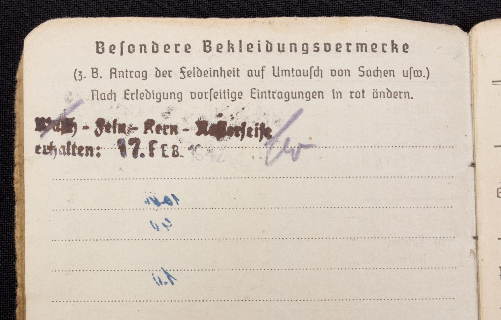 Soldbuch Sanitäts Unteroffizier 5/San. Ers. Abt.3-183-A Güben — image 13